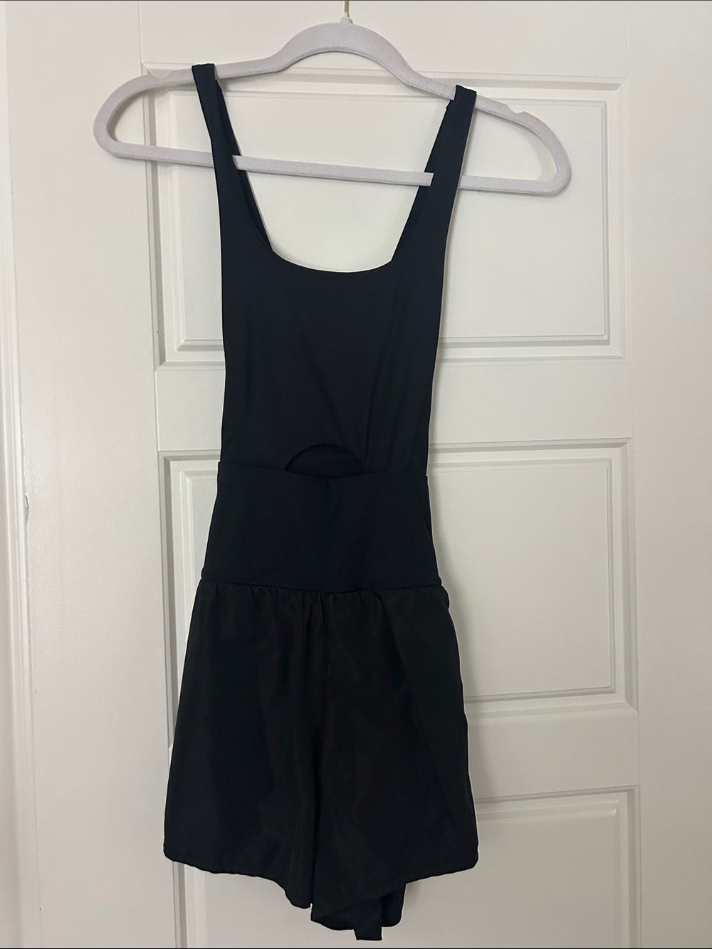 Black Athletic Romper